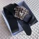 High Quality Versace Black Leather Belt - SS Medusa Head Buckle (5)_th.jpg